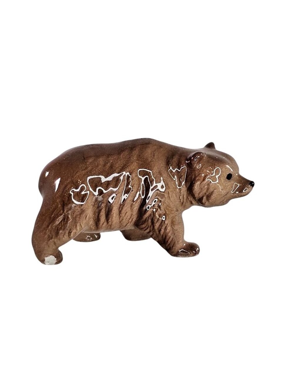 Hagen Renaker Grizzly Bear Mama Walking Miniature Figurine Ceramic *CHIP*